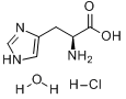 盐酸组氨酸;L-组氨酸盐酸盐;L-2-氨基4t咪唑丙酸盐酸盐的水合物分子式结构图