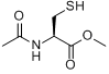 N-乙酰-L-半胱氨酸甲酯;乙酰-L-胱氨酸二甲酯分子式结构图