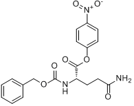 Z-谷氨酰胺对硝基苯酯;Z-谷氨酰胺对硝基苯酯分子式结构图