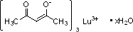 乙酰丙酮镥水合物分子式结构图