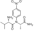 缬氨酰丙氨酸对硝基苯胺分子式结构图