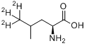 L-亮氨酸-5,5,5-d3分子式结构图