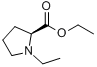 (S)-(-)-1-乙基-2-吡咯烷羧酸乙酯;(S)-(-)-1-乙基-2-吡咯烷羧酸乙酯;分子式结构图