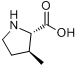 (2S,3S)-3-吡咯烷-2-羧酸分子式结构图