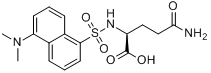丹磺酰-L-谷氨酰胺分子式结构图