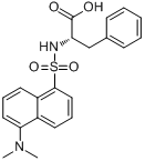 丹磺酰-L-苯丙氨酸;自由酸;分子式结构图