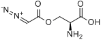 重氮丝氨酸;偶氮丝胺酸分子式结构图