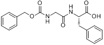 N-苄氧羰基甘氨酰-L-苯丙氨酸;N-苄氧羰基甘氨酰-L-苯丙氨酸;分子式结构图