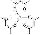 乙酰丙酮镧分子式结构图