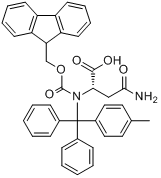 FMOC-Asn(Mtt)-OH分子式结构图