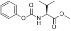 N-(苯氧基羰基)-L-缬氨酸甲酯分子式结构图