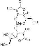 L(+)-抗坏血酸镁盐;L(+)-抗坏血酸镁盐;维生素C镁盐分子式结构图