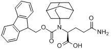 Fmoc-Gln(1-Adamantyl)-OH分子式结构图