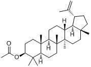 乙酸羽扇醇酯;乙酸羽扇醇酯;分子式结构图