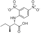 N-2,4-二硝基苯-L-异亮氨酸;N-2,4-二硝基苯-L-异亮氨酸;分子式结构图