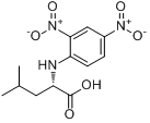 N-2,4-二硝基苯-L-亮氨酸;N-2,4-二硝基苯-L-亮氨酸;分子式结构图