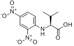 N-(2,4-二硝基苯)-L-缬氨酸分子式结构图