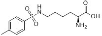 N-ε-甲苯磺酰基-L-赖氨酸分子式结构图