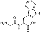 甘氨酰-L-色氨酸水合物分子式结构图