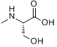 N-甲基-L-丝氨酸分子式结构图