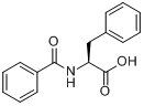 N-苯甲酰-L-苯基丙氨酸分子式结构图