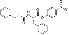 N-苄氧羰基-L-苯丙氨酸对硝基苯酯;N-苄氧羰基-L-苯丙氨酸对硝基苯酯;分子式结构图