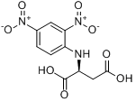 N-2,4-二硝基苯-L-天冬氨酸;N-2,4-二硝基苯-L-天冬氨酸;N-2,4-DNP-L-天冬氨酸分子式结构图