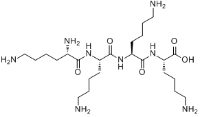 四聚赖氨酸;四聚赖氨酸;分子式结构图