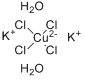 四氯合铜酸二钾二水合物分子式结构图