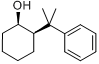 (1R,2S)-(?)-反-2-(1-甲基-1-苯基乙基)环己醇分子式结构图