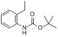 N-(叔-丁氧基羰基)-2-乙基苯胺分子式结构图