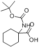 丁氧羰基-1-氨基-1-环乙烷 羧酸;1-叔丁氧羰酰胺环己羧酸分子式结构图