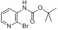 (2-溴-3-吡啶基)氨基甲酸叔丁酯分子式结构图