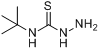 4-叔丁基-2,6-胺基硫脲;4-叔丁基-3-硫代氨基脲分子式结构图