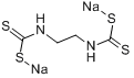 代森钠;代森钠；1,2-亚乙基双二硫代氨基甲酸钠分子式结构图