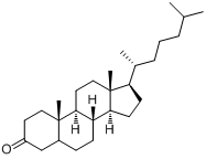 5α-胆甾烷-3-酮分子式结构图