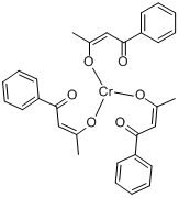 苯甲酰丙酮铬(III)分子式结构图