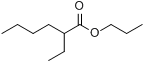 2-乙基己酸正丙酯分子式结构图