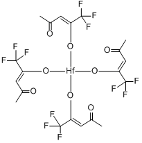 1,1,1-三氟-2,4-戊二酮酸铪分子式结构图