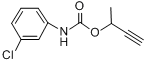 氯草灵;氯炔灵；1-甲基丙炔-2-基3-氯苯胺基甲酸酯分子式结构图