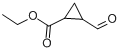 2-甲酰基-1-环丙羧酸乙酯分子式结构图
