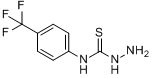 4-[4-(三氟甲基)苯基]-3-硫代氨基脲分子式结构图