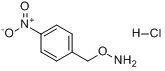 O-(4-硝基苄基)羟胺盐酸盐;4-硝基苄基羟胺盐酸盐分子式结构图