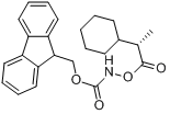 (S)-N-FMOC-氨基-2-环己基-丙酸分子式结构图