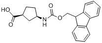 (+)-(1S,3R)-N-FMOC-3-环亮氨酸分子式结构图