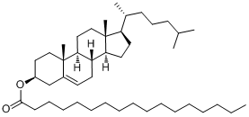 胆固醇七癸酸盐分子式结构图