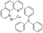 溴(邻菲咯啉)(三苯基)铜分子式结构图