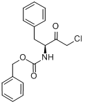 N-苯氧基碳-L-苯丙氨酰甲基氯酮分子式结构图