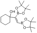 (E)-1-(1-羟基环己基)乙烯-1,2-二硼酸二(频哪醇)酯分子式结构图