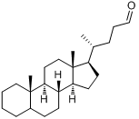 胆甾-24-醛;胆甾-24-醛;分子式结构图